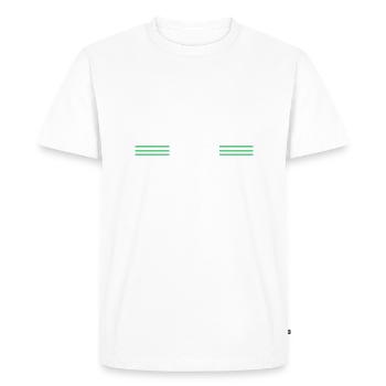 birthday present forest work carpentry cool - Men's Premium Organic T-Shirt - white - Front - Nico (187cm)
