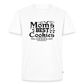 Moms meilleurs biscuits - T-shirt Premium bio Homme - blanc - Devant - Nico (187cm)