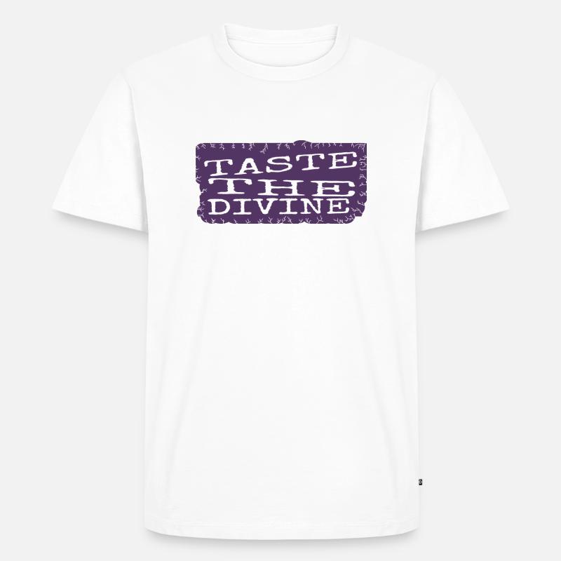 delightful dining cool culinary indulgence - Männer Premium Bio T-Shirt - Weiß