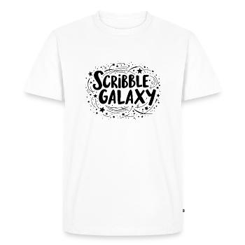 GALAXIE CISSILLANTE - T-shirt Premium bio Homme - blanc - Devant - Nico (187cm)