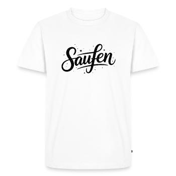 Booze - German Beer Memes - Men's Premium Organic T-Shirt - white - Front - Nico (187cm)