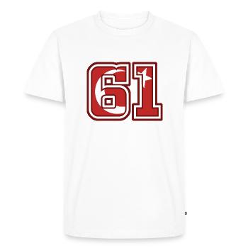 Trabson - T-shirt Premium bio Homme - blanc - Devant - Nico (187cm)