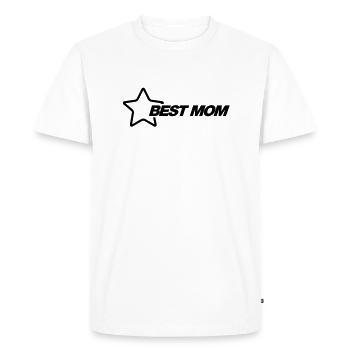 best mom - T-shirt Premium bio Homme - blanc - Devant - Nico (187cm)