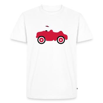 toy car kids fun roll toddler baby - Men's Premium Organic T-Shirt - white - Front - Nico (187cm)