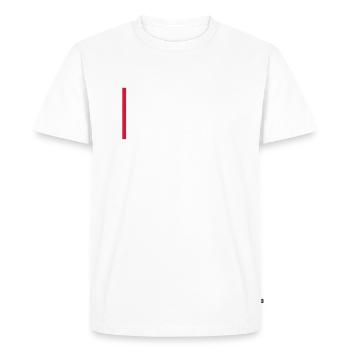 La gentillesse est cool gentillesse gentillesse dicton - T-shirt Premium bio Homme - blanc - Devant - Nico (187cm)