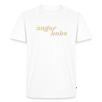sugarbabe - Men's Premium Organic T-Shirt - white - Front - Nico (187cm)