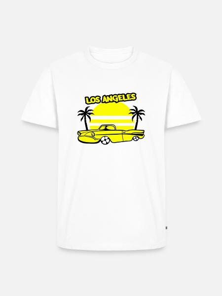 Los Angeles Lowrider - Men's Premium Organic T-Shirt - white