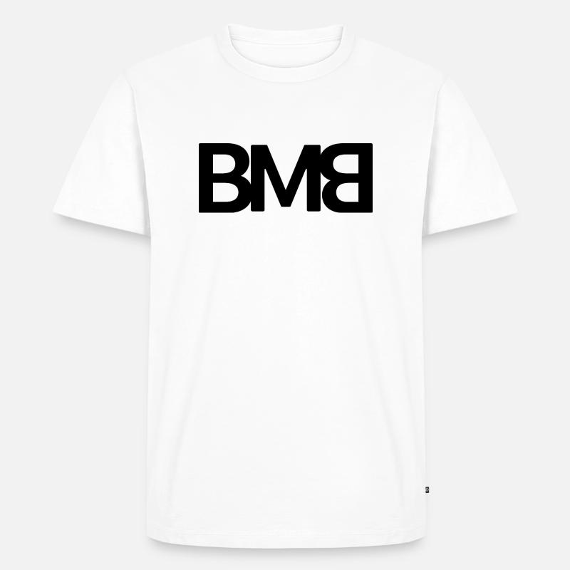 Dein Abschnittstext 1 - Männer Premium Bio T-Shirt - Weiß