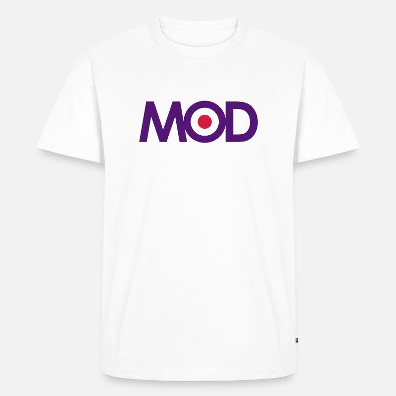 Mod - Männer Premium Bio T-Shirt - Weiß