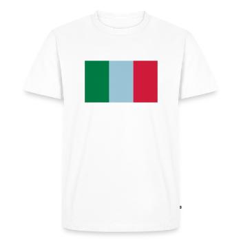 Italie - T-shirt Premium bio Homme - blanc - Devant - Nico (187cm)