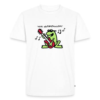 frog_n_roll_072011_a_3c - T-shirt Premium bio Homme - blanc - Devant - Nico (187cm)