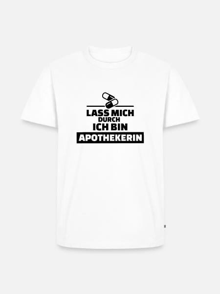 Apothekerin - Männer Premium Bio T-Shirt - Weiß