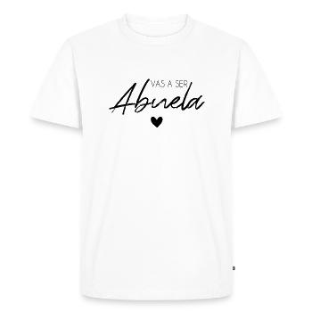 vas a ser abuela - T-shirt Premium bio Homme - blanc - Devant - Nico (187cm)