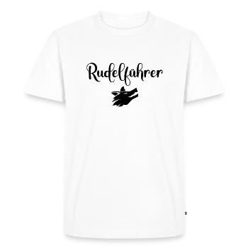 Rudelführer - Männer Premium Bio T-Shirt - Weiß - Vorne - Nico (187cm)