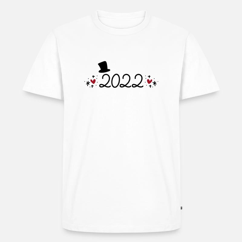 2022 - Männer Premium Bio T-Shirt - Weiß