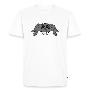 Concevoir une petite araignée - T-shirt Premium bio Homme - blanc - Devant - Nico (187cm)