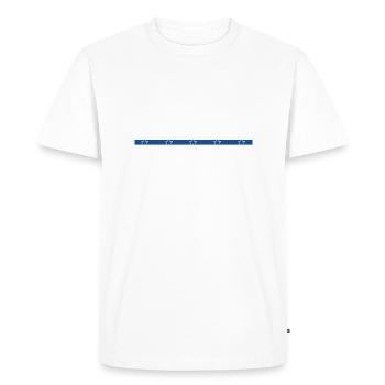 tronçonneuse saisir cadeau d’anniversaire charpentier blague blague - T-shirt Premium bio Homme - blanc - Devant - Nico (187cm)