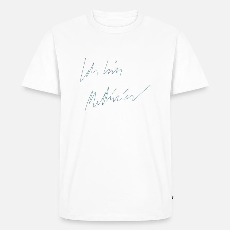 Ich bin Mediziner - Männer Premium Bio T-Shirt - Weiß