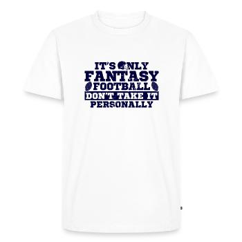 Football Fans Fantasy Football Meister Football Fr - T-shirt Premium bio Homme - blanc - Devant - Nico (187cm)