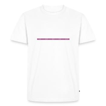 Statement Christmas Tree Bday Christmas Beards - Men's Premium Organic T-Shirt - white - Front - Nico (187cm)