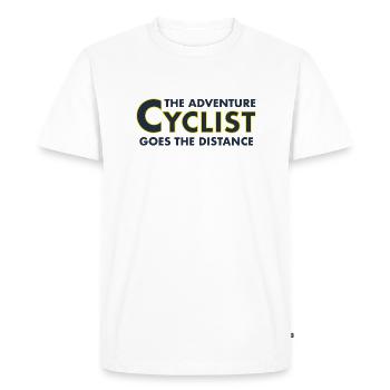 Stylish Road Bike T-Shirt Sweater Bicycle - Men's Premium Organic T-Shirt - white - Front - Nico (187cm)