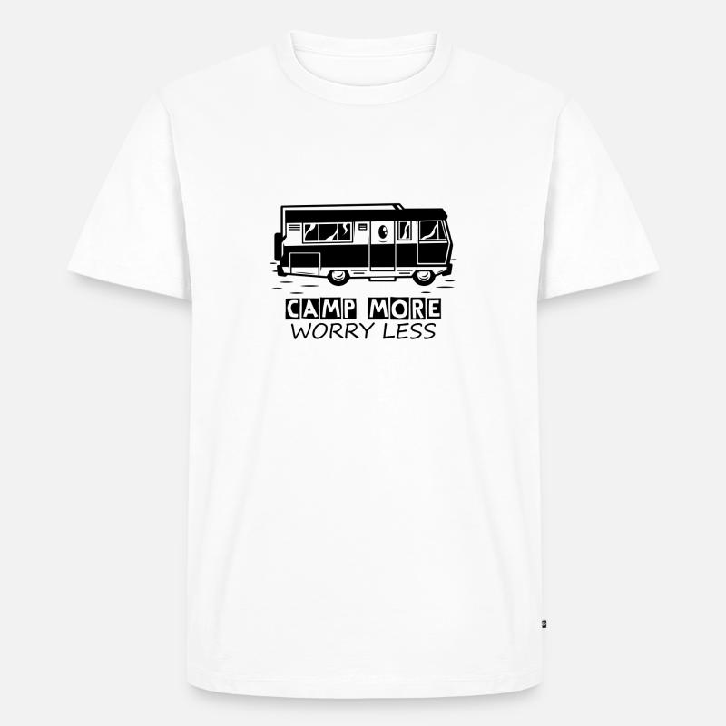 camper - Männer Premium Bio T-Shirt - Weiß