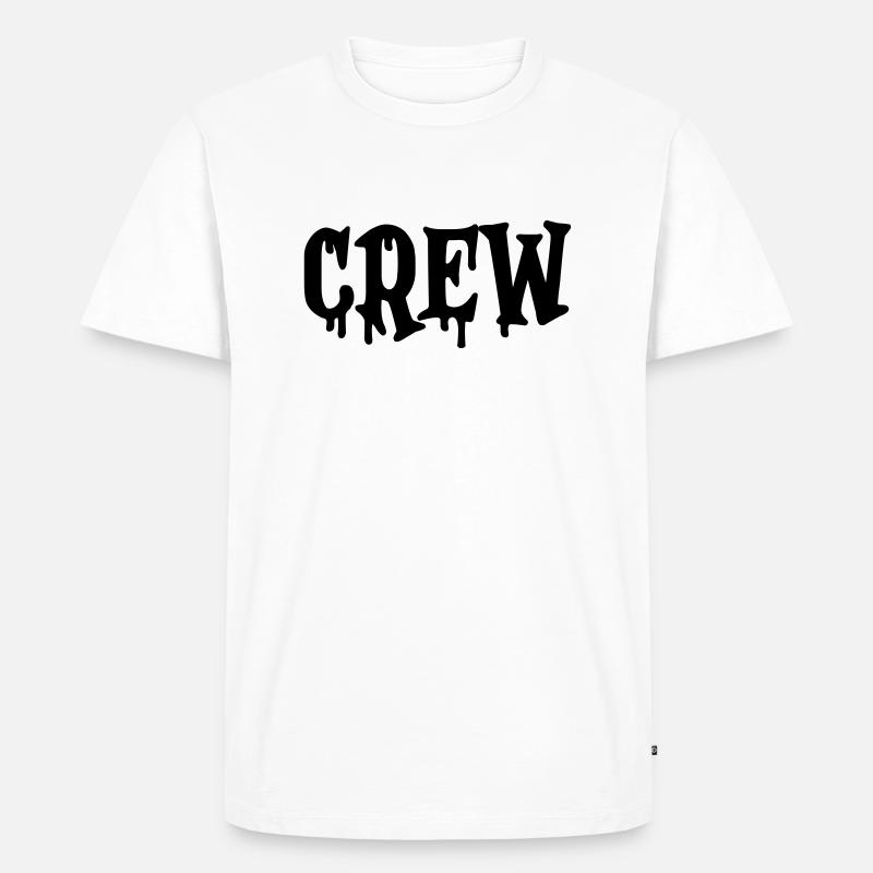 crew - Männer Premium Bio T-Shirt - Weiß