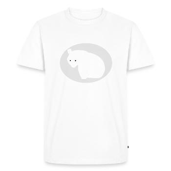 panda géant - T-shirt Premium bio Homme - blanc - Devant - Nico (187cm)