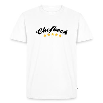 chef cook - Men's Premium Organic T-Shirt - white - Front - Nico (187cm)