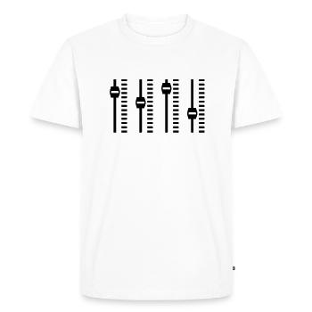 mixer__f1 - T-shirt Premium bio Homme - blanc - Devant - Nico (187cm)