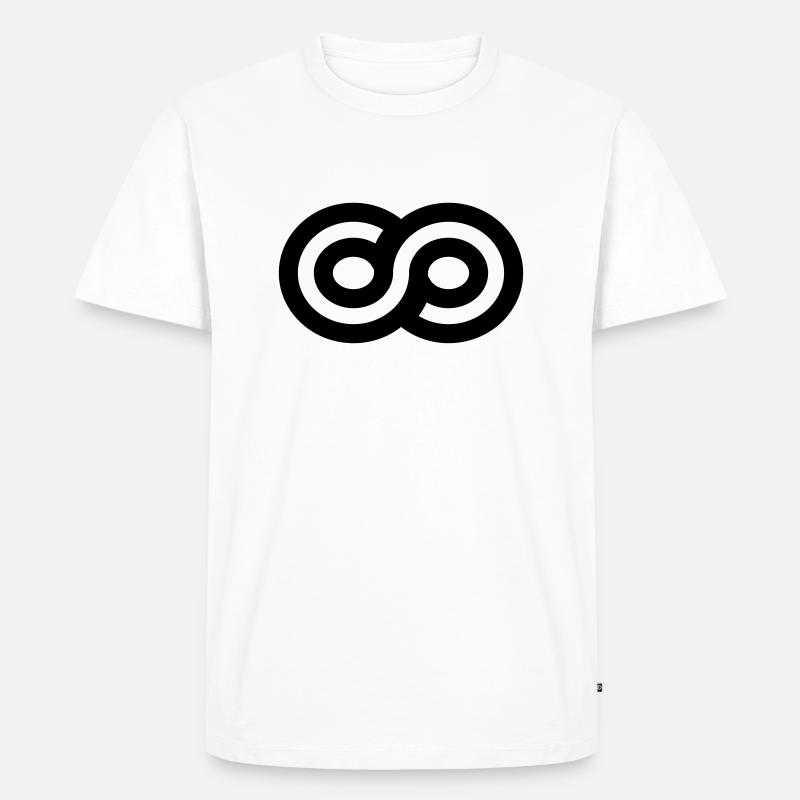 Infinite - Männer Premium Bio T-Shirt - Weiß