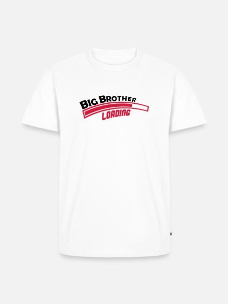 big_brother_loading_002 - Men's Premium Organic T-Shirt - white