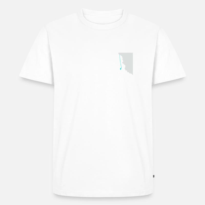 Escalade évolution - T-shirt Premium bio Homme - blanc