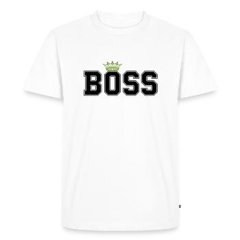 patron - T-shirt Premium bio Homme - blanc - Devant - Nico (187cm)