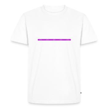Union Carpenter Tshirts Blagues Abattage - T-shirt Premium bio Homme - blanc - Devant - Nico (187cm)