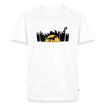 Palm Beach Sun Horse - T-shirt Premium bio Homme - blanc - Devant - Nico (187cm)