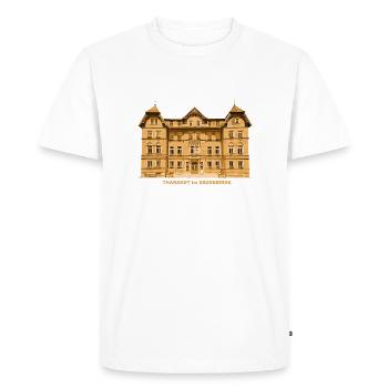 Hôtel de ville de Tharandt Erzgebirge Saxe - T-shirt Premium bio Homme - blanc - Devant - Nico (187cm)