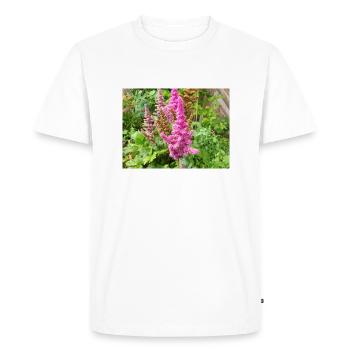 false buck's beard Astilbe japonica - Men's Premium Organic T-Shirt - white - Front - Nico (187cm)