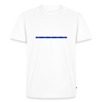 Charpentier Chemises bébé et tout-petit Cutter Papa - T-shirt Premium bio Homme - blanc - Devant - Nico (187cm)