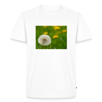 Pissenlit - T-shirt Premium bio Homme - blanc - Devant - Nico (187cm)