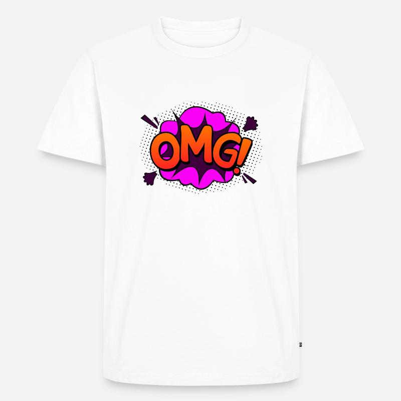 OMG - Männer Premium Bio T-Shirt - Weiß