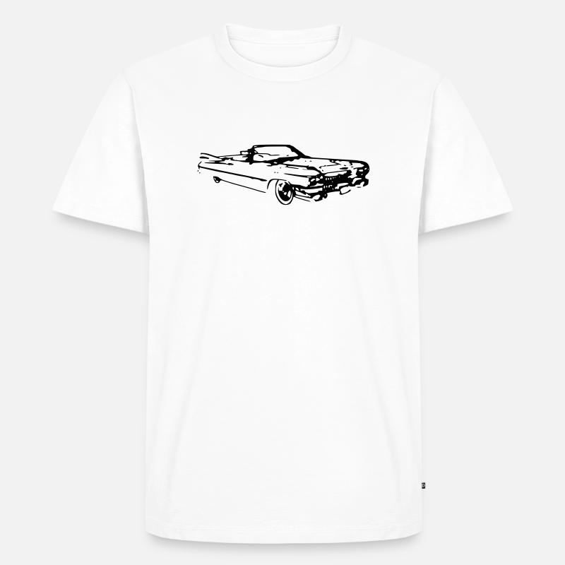 caddy - Männer Premium Bio T-Shirt - Weiß