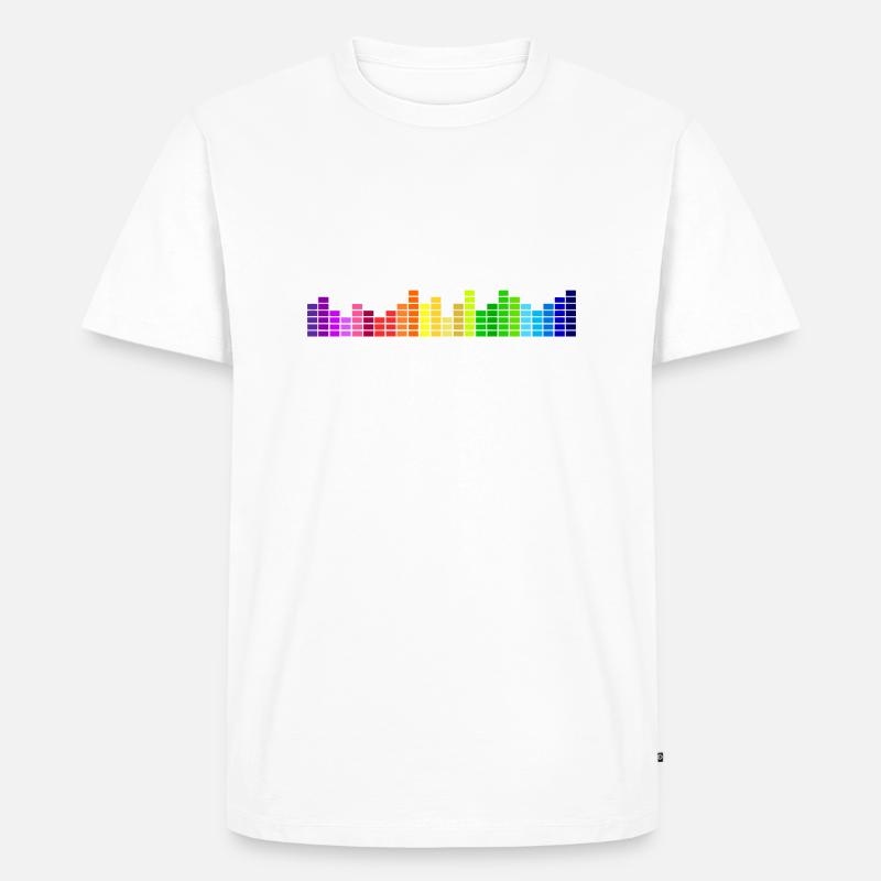 I´m here, let´s go! Equalizer - Männer Premium Bio T-Shirt - Weiß