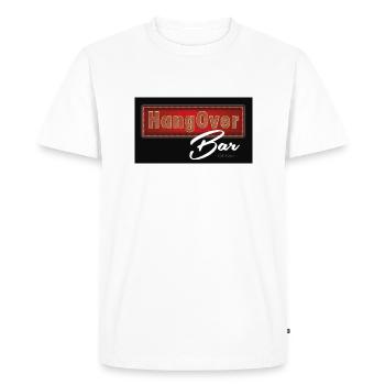 HangOver Bar est. 2022 - Men's Premium Organic T-Shirt - white - Front - Nico (187cm)