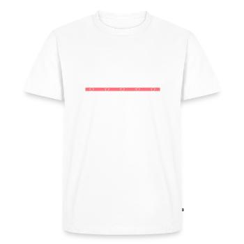 Arbre de Noël Cool Dork Carolina Beach - T-shirt Premium bio Homme - blanc - Devant - Nico (187cm)