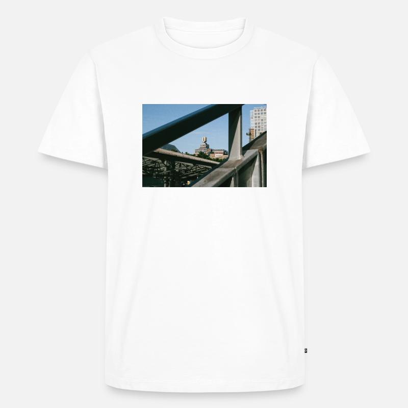 Dortmunder U - Männer Premium Bio T-Shirt - Weiß
