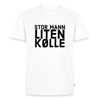 grand homme petit club - T-shirt Premium bio Homme - blanc - Devant - Nico (187cm)