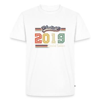 Cadeau D'anniversaire 2019 Génial Depuis 2019 vint - T-shirt Premium bio Homme - blanc - Devant - Nico (187cm)