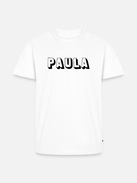 Nom - Paula - T-shirt Premium bio Homme - blanc