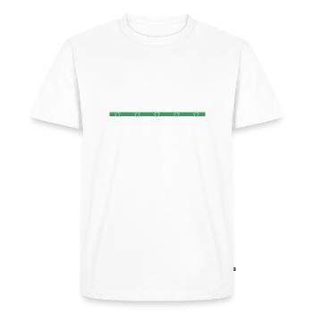 Meilleur Charpentier Blagues Tshirts Ébéniste Plombier - T-shirt Premium bio Homme - blanc - Devant - Nico (187cm)